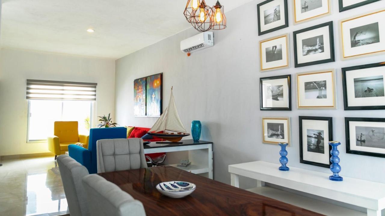 Confortable Casa En Cozumel, Condominio Con Vista Al Mar # 10 Kültér fotó