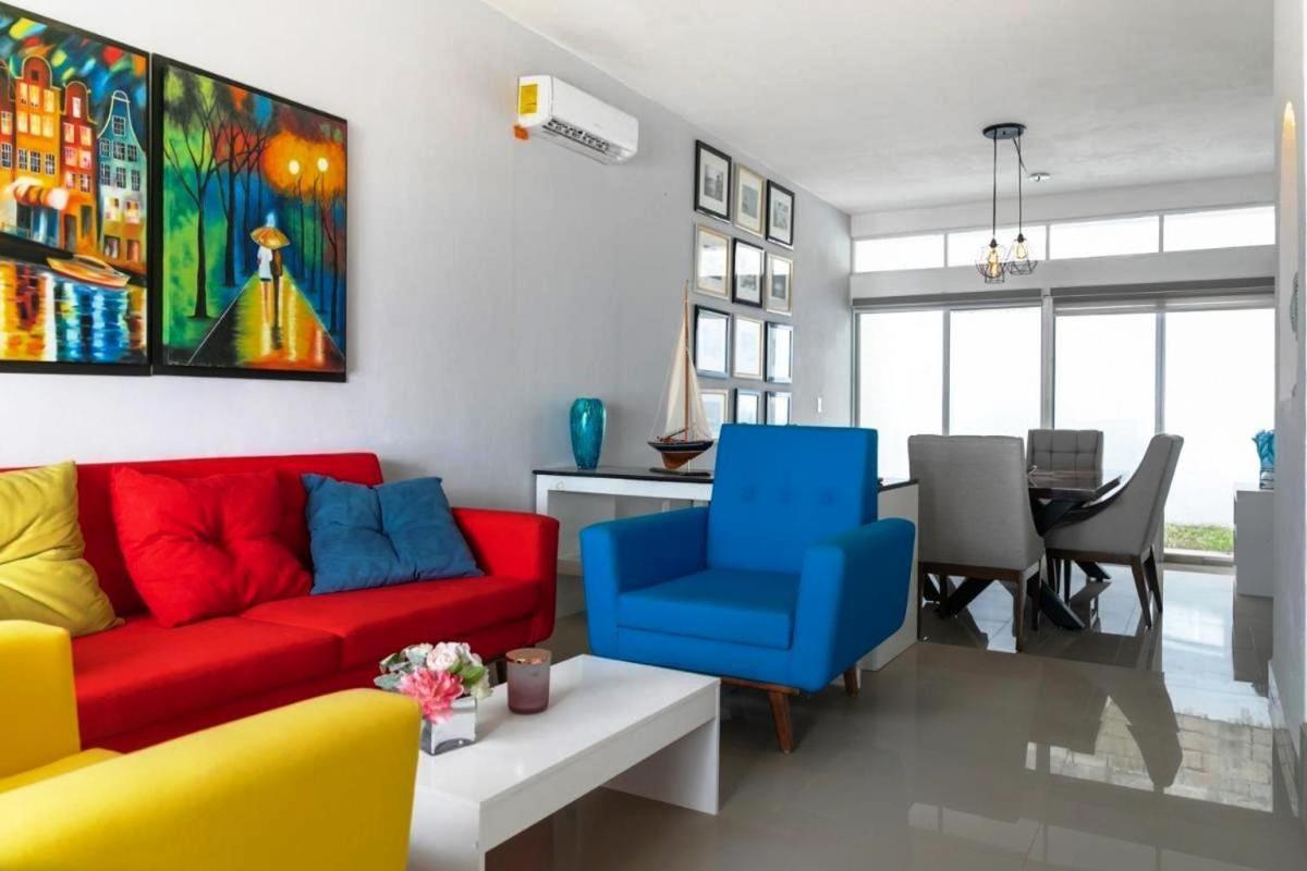 Confortable Casa En Cozumel, Condominio Con Vista Al Mar # 10 Kültér fotó